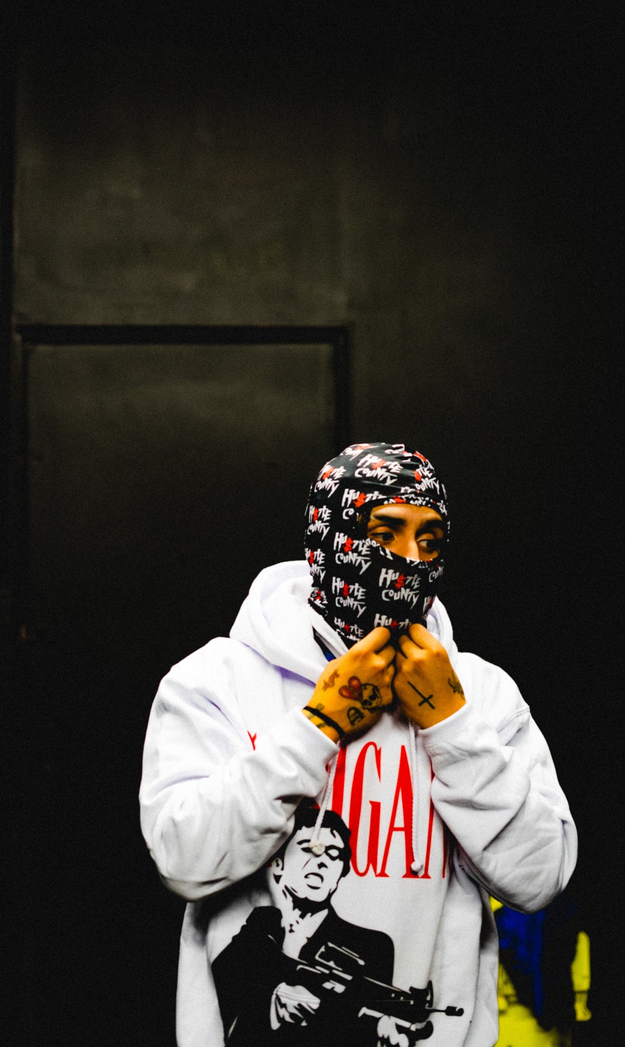 Hustle County Logo Balaclava Face Mask